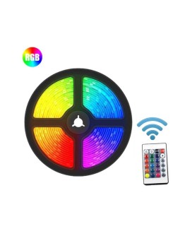 LED RGB многоцветна лента с дистанционно 5 метра